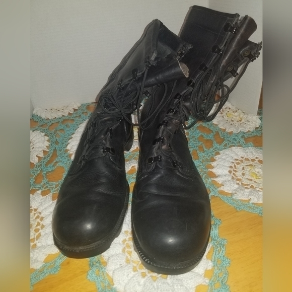 Vintage mens combat , army boots size 81/2‎ - Picture 2 of 5